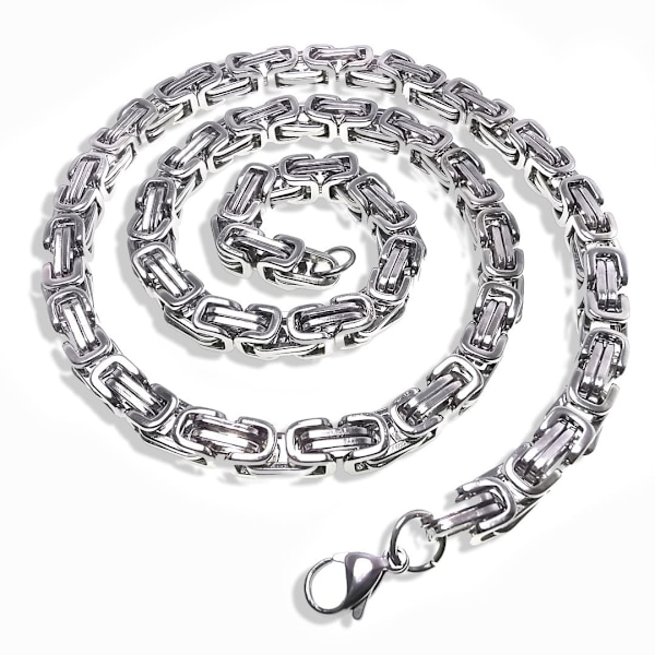 Bracelet chain Silver 4mm*21cm