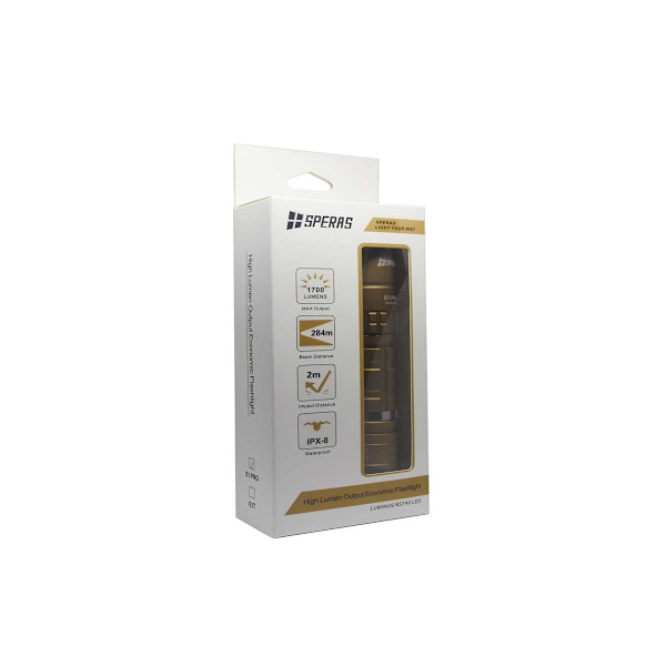 SPERAS E1 Pro Sand Svart