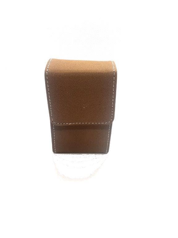 Belt Cigarette case. Ljusbrun glitter multifärg