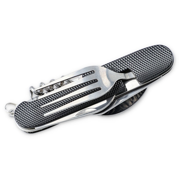 Travel multitool with 6 tools Black