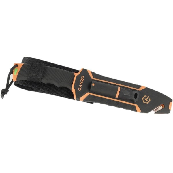 Ganzo G8012V2 - Överlevnadskniv med tändstål Orange