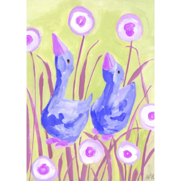 Cobalt Gees In The Garden MultiColor 21x30 cm