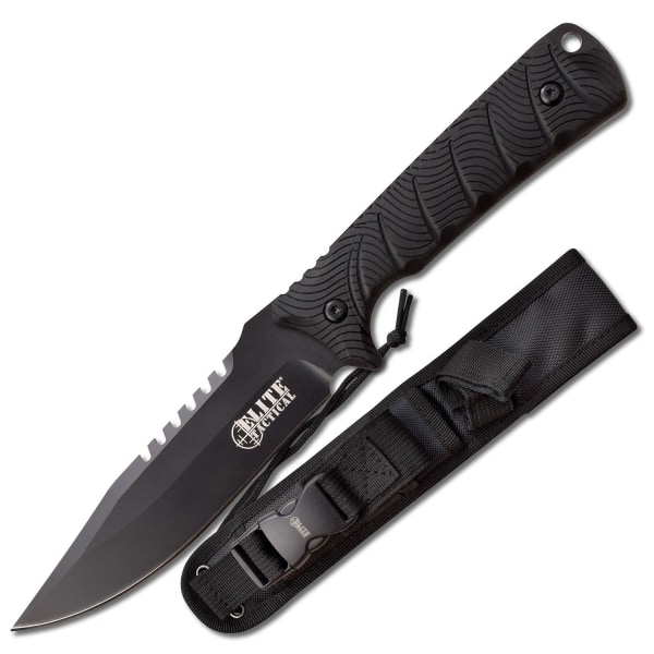 Elite Tactical - FIX005BK - Backdraft fast klinge kniv Black