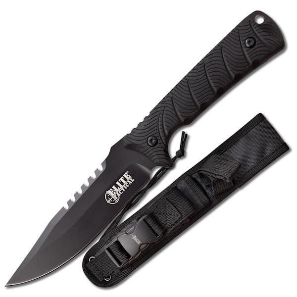 Elite Tactical - FIX005BK - Backdraft fixed blade knife Black