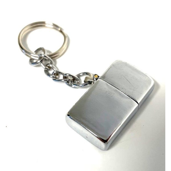 Bensintändare / Tändare - MIKRO - Pytteliten för nyckelring Silver