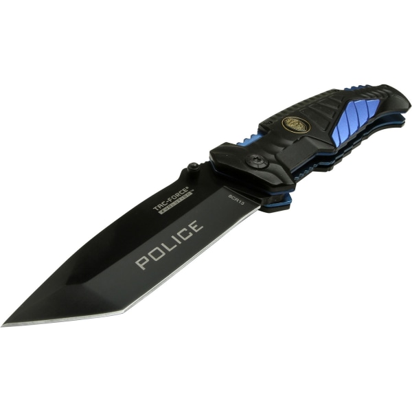 TAC-FORCE - EVOLUTION - A028T - POLICE  - ASSISTED FOLDING KNIFE Blue