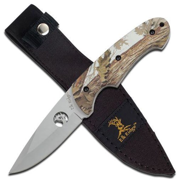 Elk Ridge - 046CA - Kniv med Fast Blad