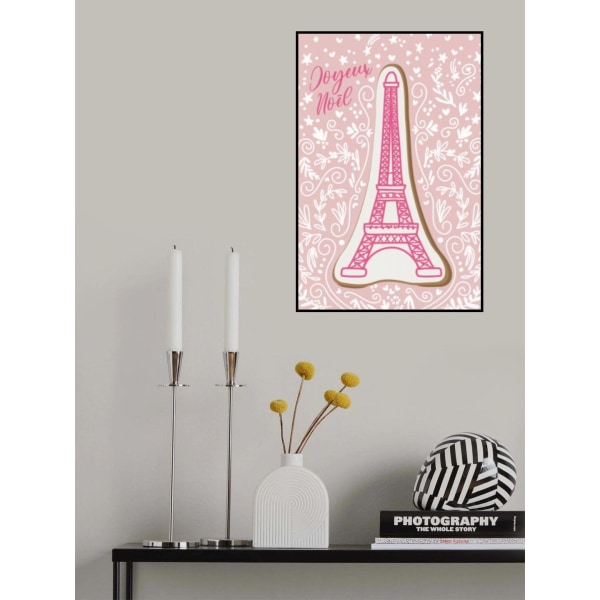 Eiffel Tower Iced Gingerbread Cookie MultiColor 70x100 cm