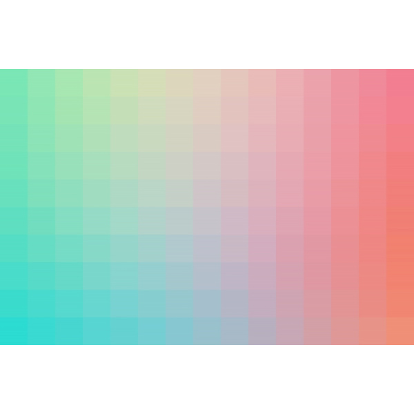 Lumen, Pink And Teal MultiColor 50x70 cm