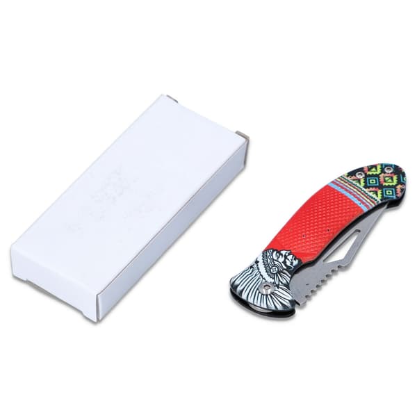 Kniv - fällkniv 15,5cm Röd