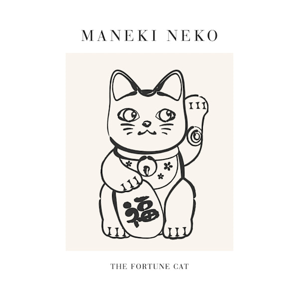 Manekineko No2 MultiColor 50x70 cm