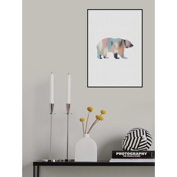 Pastel Bear MultiColor 50x70 cm