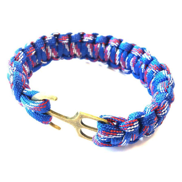 Paracord Armbånd med anker - Blå Camo blå camo