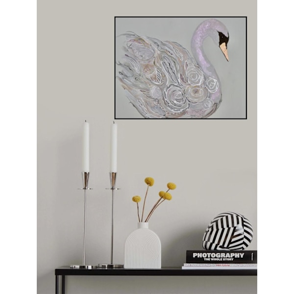 Elegant Swan MultiColor 21x30 cm
