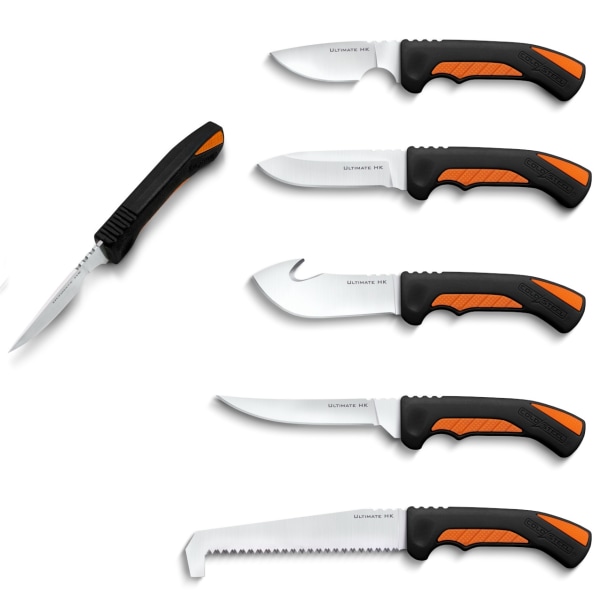 Cold Steel - Fast blad knivs jaktset - 5 knivar Svart
