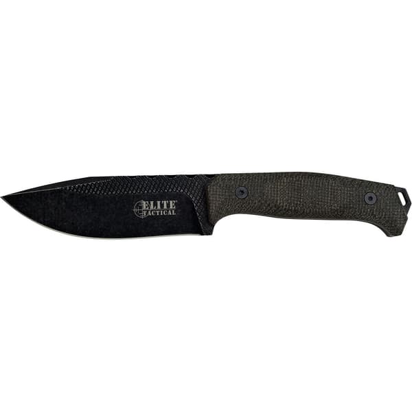 Elite Tactical - ET-FIX002S-DSW - Jaktkniv/överlevnadskniv Black