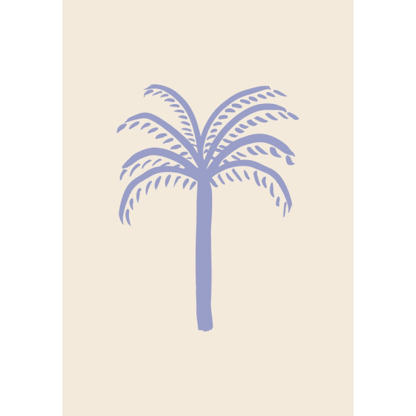 Lilac Palm MultiColor 21x30 cm