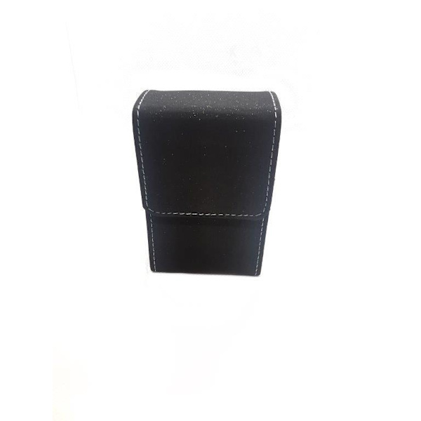 Belt Cigarette case, Mörkbrun glitter multifärg