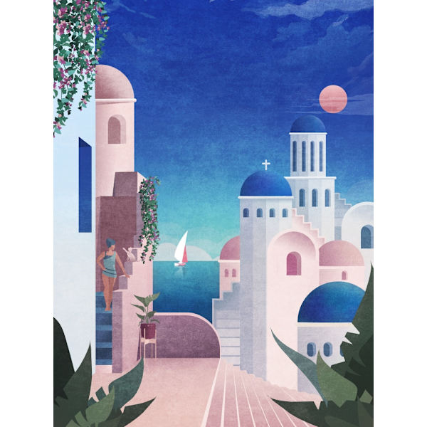Santorini MultiColor 70x100 cm