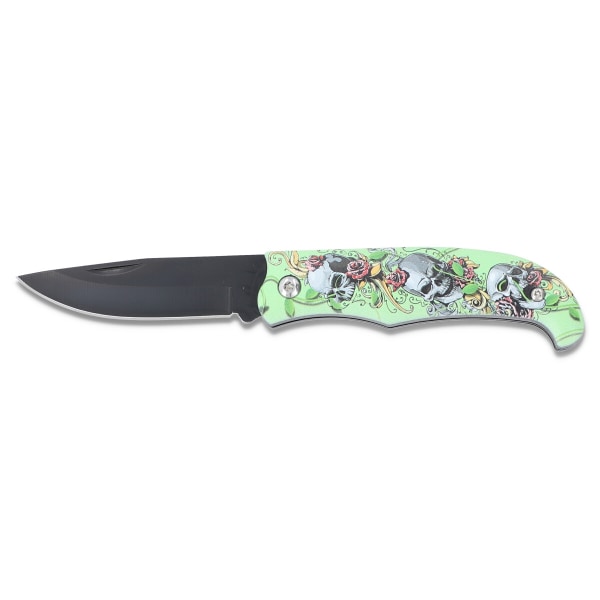 Kniv - fällkniv 15,5cm Grön