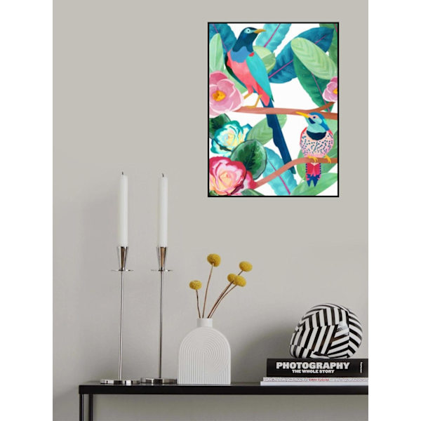 Birds Of Spring MultiColor 30x40 cm