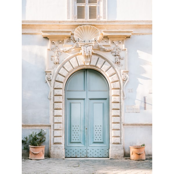 Blue Tones Of Rome - Italian Travel Photography MultiColor 30x40 cm