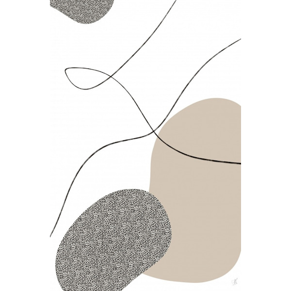 Abstract Bubbles MultiColor 21x30 cm