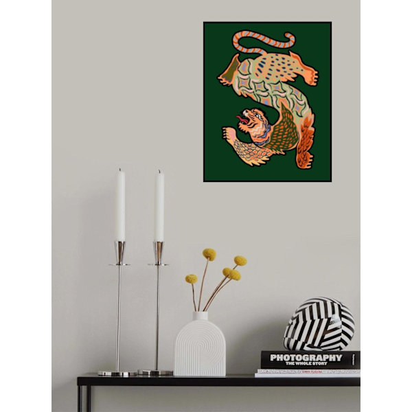 Asiantiger Green MultiColor 21x30 cm