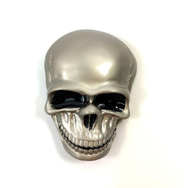 Belt Buckle - Steel skull Multicolor