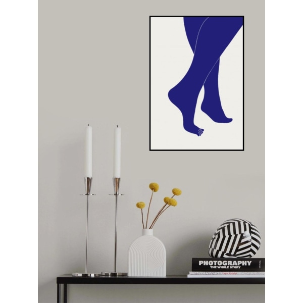 Tip Toe Blue MultiColor 70x100 cm