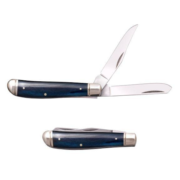 Cold Steel - FL-MTRPR-B - Mini Trapper Blue Bone - Folding knife Blue
