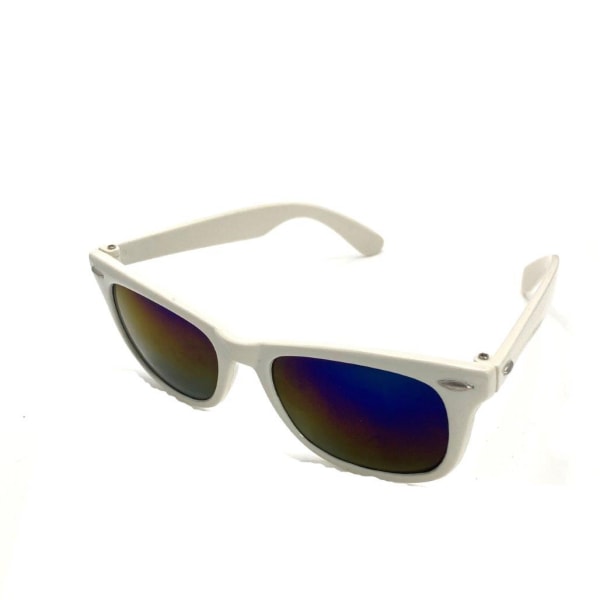 Solbriller Hvid med spejlglas