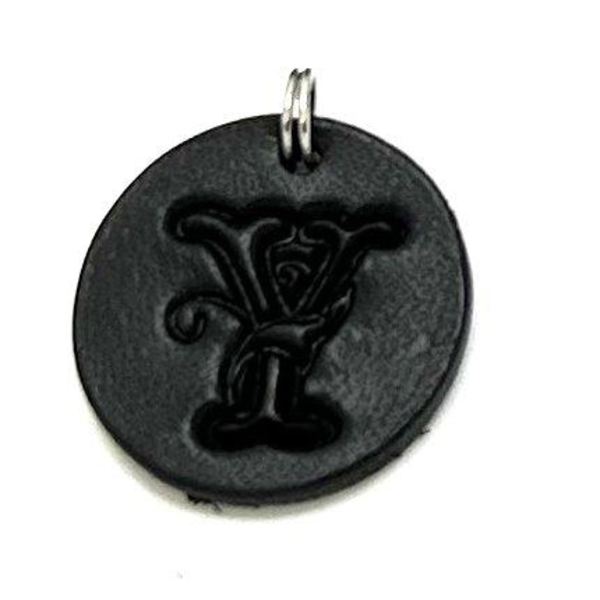 Handmade pendant from swedish quality leather Nature