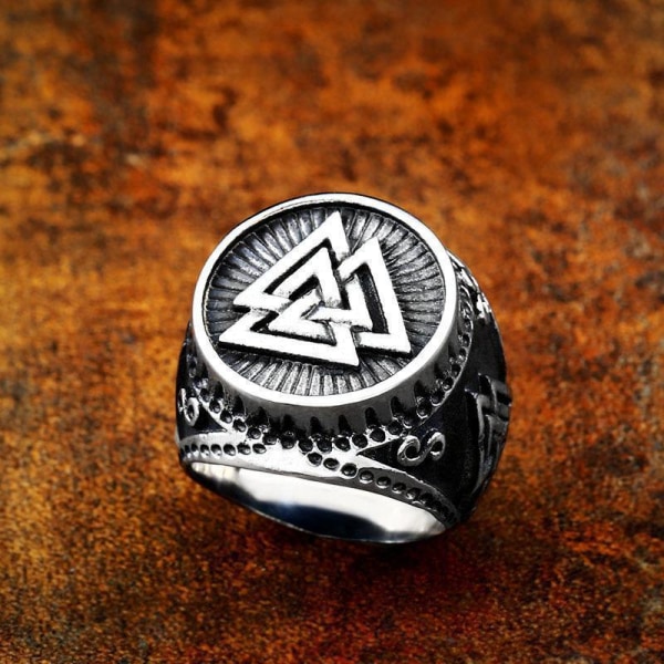 Ring - Norse Mythology - Valknot #11 - Stainless steel #11