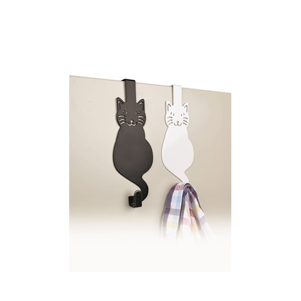 Dörrkrokar i kattdesign 2-pack