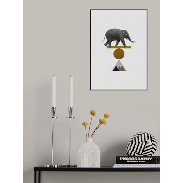 Tribal Elephant MultiColor 21x30 cm