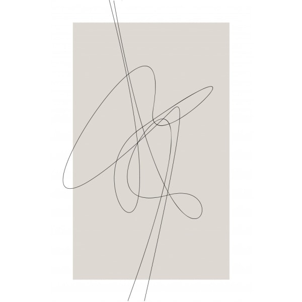 Brown Abstract MultiColor 70x100 cm