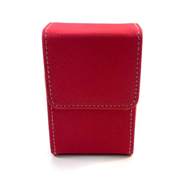 Belt Cigarette case - Röd glitter multifärg