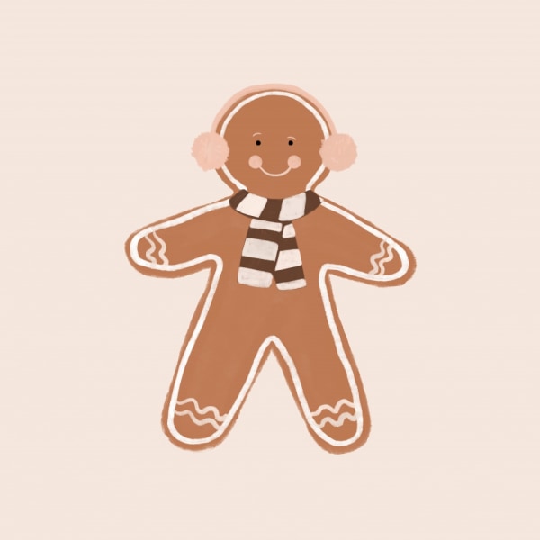 Gingerbread Man Ii MultiColor 21x30 cm