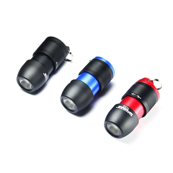 Manker - TC02 - 150 Lumen keychain flashlight / USB-charger Blue BLUE NW Nichia 219C