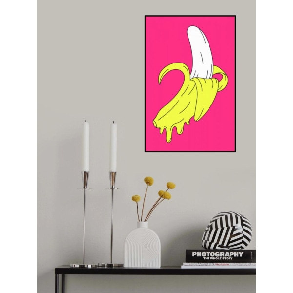 Melting Pink Banana MultiColor 30x40 cm