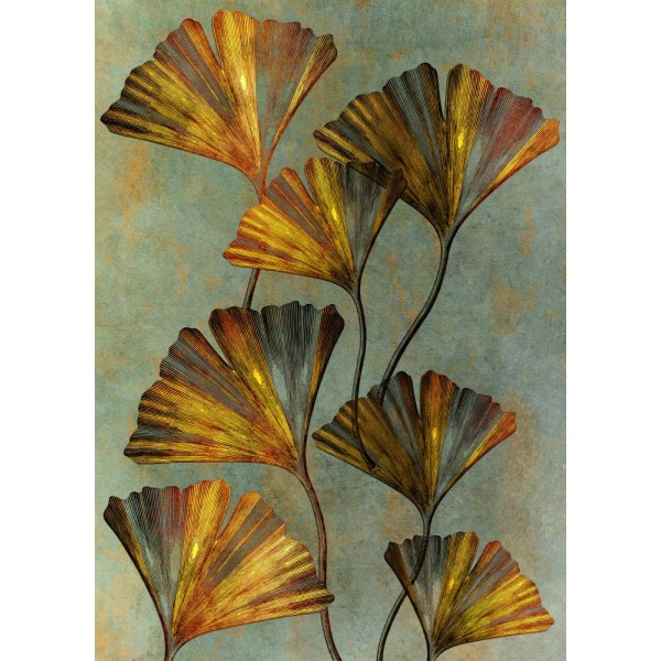 Ginko Biloba 2 MultiColor 21x30 cm