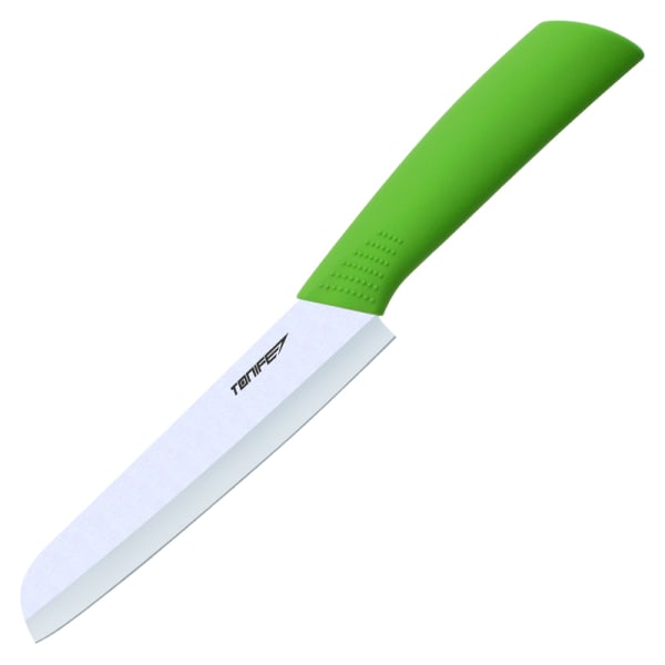 Tonife Zirconia keramisk kjøkkenkniv - 6" brødkniv Green