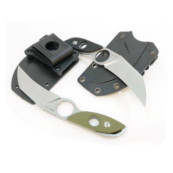 SRM Knives & Tools S615 Karambit kniv Green