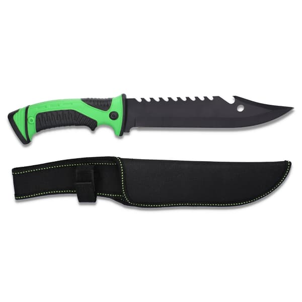 Knife - hunting knife 32cm Black