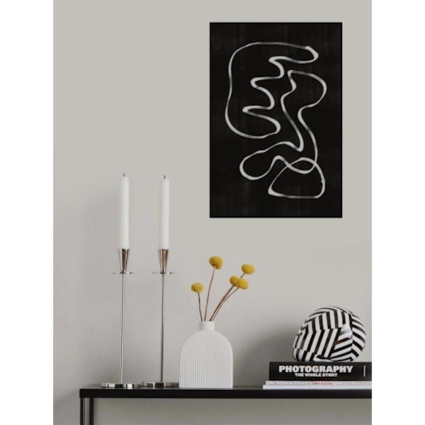 Abstract Line No3. MultiColor 50x70 cm