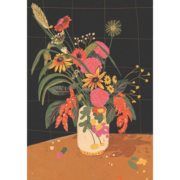 Kirkas kimppu MultiColor 30x40 cm