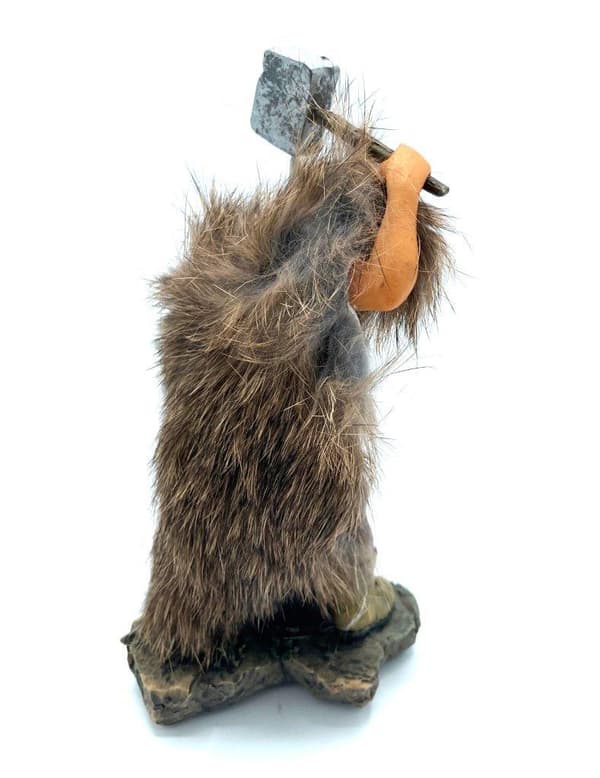 Viking krigare handmålad figur Hammare