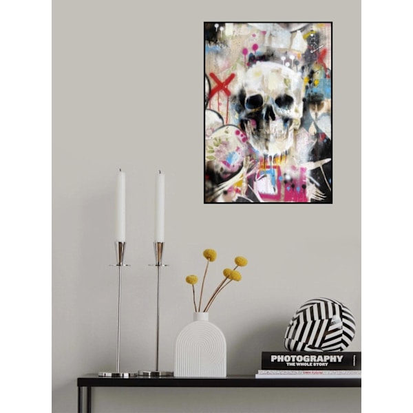 Skull MultiColor 21x30 cm