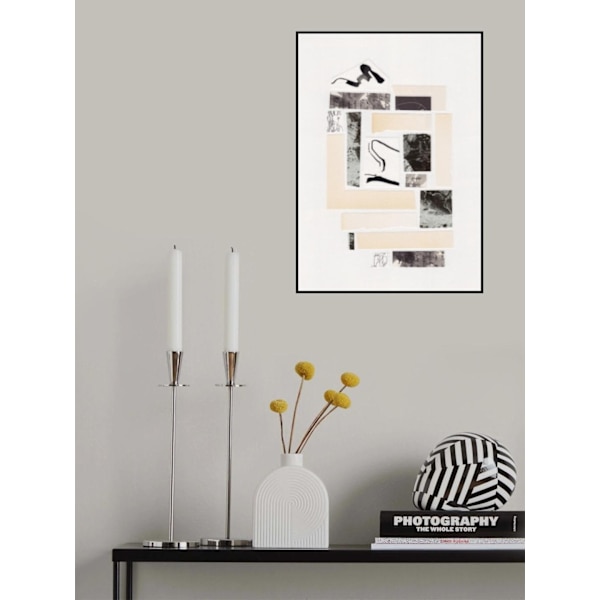 Monochrome Blocks 3 MultiColor 70x100 cm